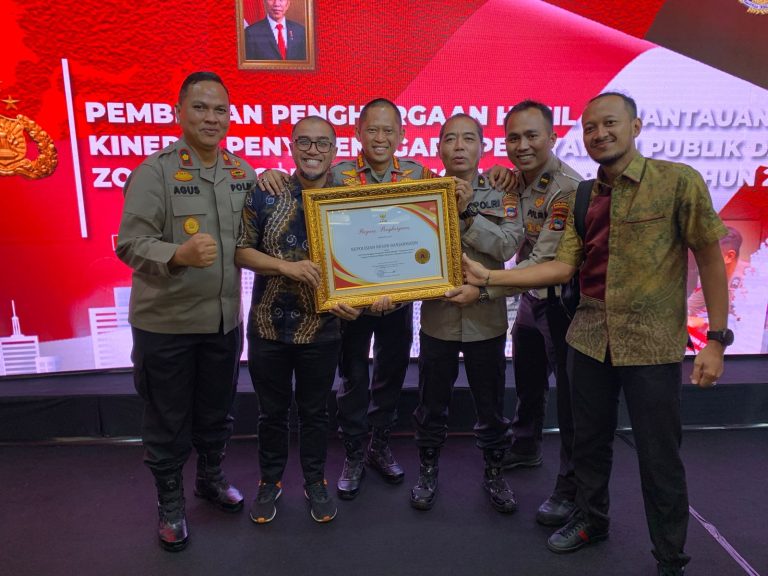 Polresta Banjarmasin Raih Penghargaan Pelayanan Prima dari KemenPAN-RB