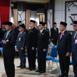 Wali Kota Muhammad Yamin HR melantik tujuh Pejabat Pemkot Banjarmasin di Aula Kayuh Baimbai. Rotasi ini bertujuan menyegarkan birokrasi dan layanan publik