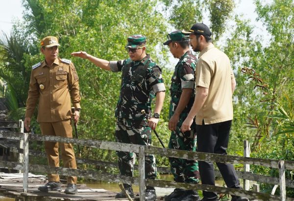 Pembangunan Jembatan Garuda perbatasan Banjarmasin dan Aluh-Aluh resmi dimulai. Kolaborasi TNI dan Pemko ini jadi solusi akses vital warga Basirih.